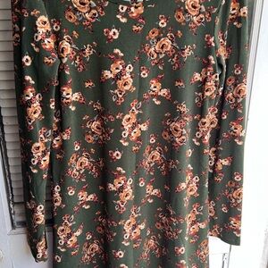 Floral Green Dress